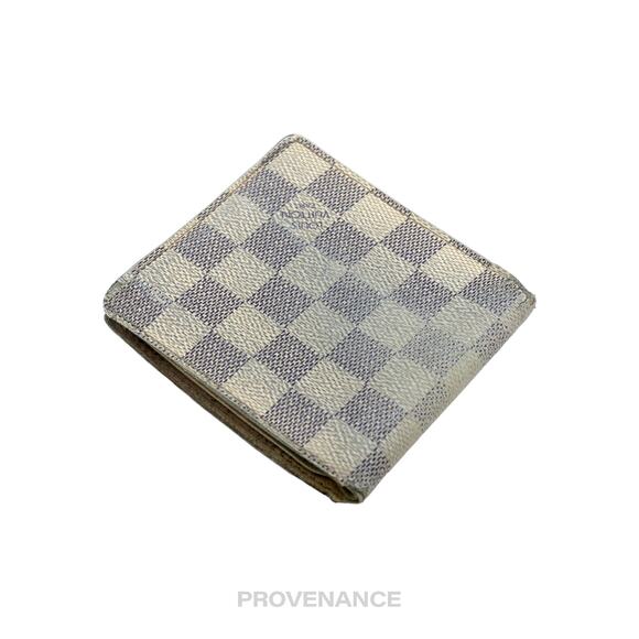 🔴 Louis Vuitton Marco Wallet - Damier Azur - Picture 4 of 9